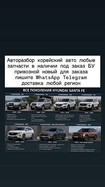 Авторазбор корейских автомобилей — любые запчасти для Hyundai Santa Fe