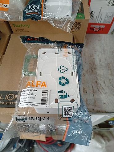 double: Розетка, Lion Electric, Встроенные, 2 гнезда — 2