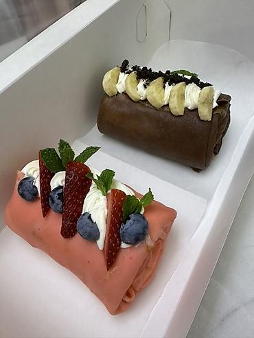 Съедобные букеты: Креп-роллы Crepe Poll Японские блинные роллы,сладкие нежные и — 16