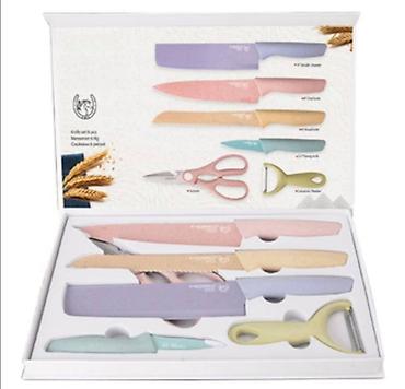 2cm: Noževi set 6u1 za kuhinju er-0278. noževi set 6u1 za kuhinju er-0278 — 1