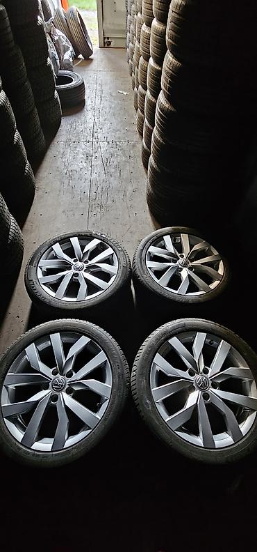 Диски: Литые Диски R 17 Volkswagen, Комплект, отверстий - 5, Б/у — 1