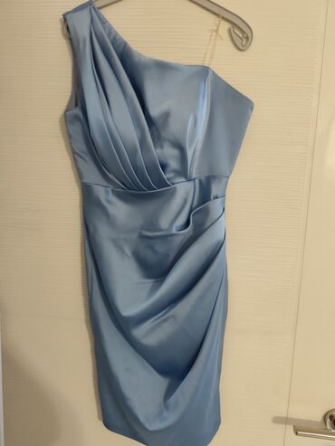 haljine za svadbu: L (EU 40), color - Blue, Cocktail, With the straps