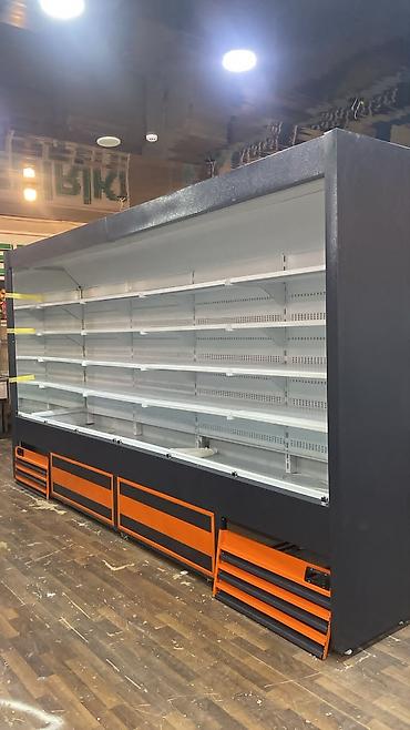 Supermarket üçün açıq tip soyuducu vitrin - Geniş ön hissəli