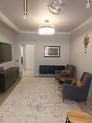 Продажа квартир: 1 комната, 45 м², Асанбай мкр Элитка, 7 этаж, Дизайнерский ремонт — 5