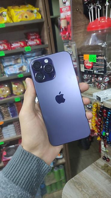 18 pro max 512: IPhone 14 Pro Max, 256 GB, Deep Purple, Barmaq izi, Face ID — 1