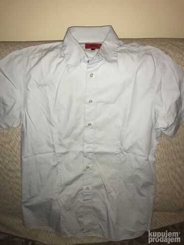 Košulje: Košulja Na duge rukave, S (EU 48), M (EU 50), L (EU 52), Boss, bоја - Siva, Pamuk — 15