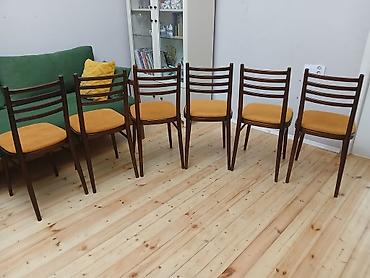 Стулья: 6 ədəd çox yaxşı vəziyyətdə Çexoslavakiya stulları satılır. Heç bir — 2