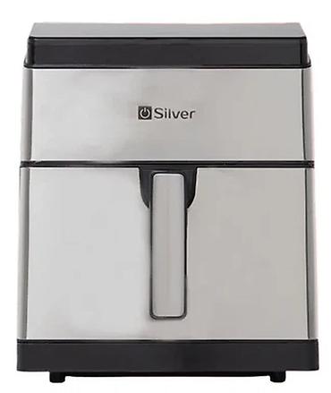 termal pasta: Silver SL-1047 Aerofritür 1800W 8L – Sensorlu idarəetmə, paslanmayan — 2