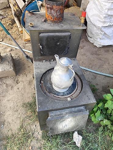 Дровяная печь-буржуйка с варочной поверхностью. - Компактная at lalafo.kg Дровяная печь-буржуйка с варочной поверхностью. - Компактная