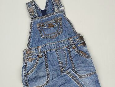 Semi-overalls 6-9 months, height - 74 cm., Cotton, condition - Good