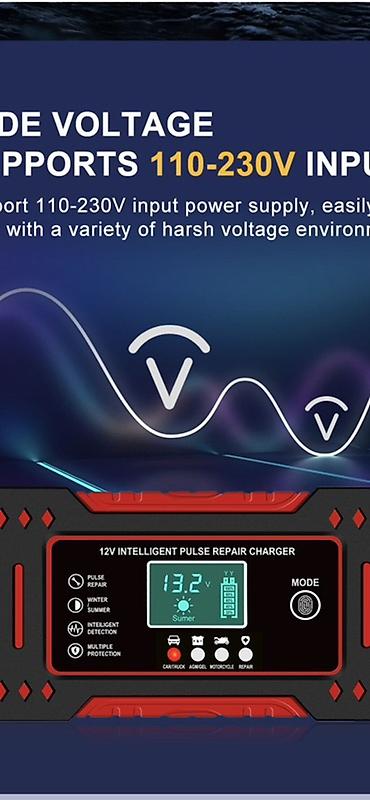 Аксессуары и тюнинг: Интеллектуальное импульсное зарядное устройство 12 V с функцией — 4
