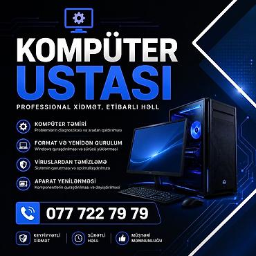 komputer ustası: Kompüter Ustası – Professional xidmət, etibarlı həll Xidmətlər: - — 1