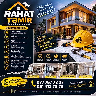 RAHAT TƏMİR– Bir ünvanda bütün xidmətlər Xidmət sahələri: -