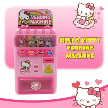 rusalka uşaq kostyumları: Hello Kitty sərinləşdirici içki satışı avtomatı