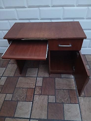 mdf laminat: Düz masa, Polkalı, Siyirməli, MDF — 3