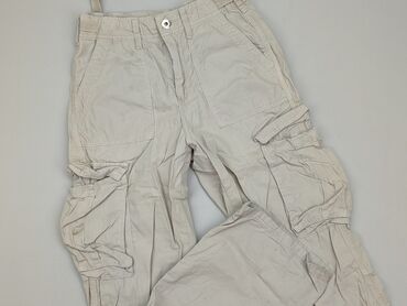 bershka spódnice w kratę: Spodnie Cargo Damskie, Bershka, XS, stan - Dobry