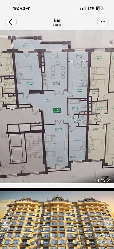 Продажа квартир: 4 комнаты, 138 м², 12 этаж — 8