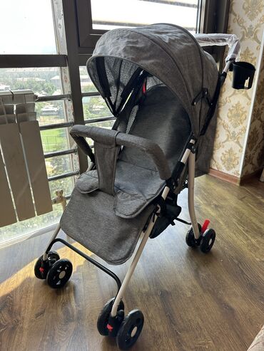 прогулочная коляска новая: Балдар арабасы, түсү - Күмүш, Жаңы