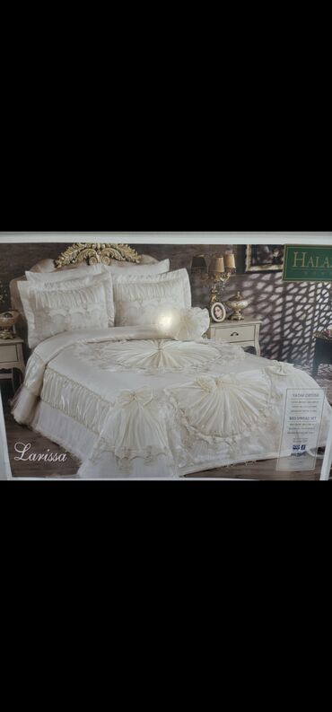 электро кабел: Нарядный комплект для спальни Halaza Home “Larissa” (Made in Turkey)