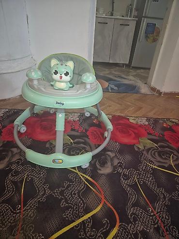 Бала бастыргычтар: Детские ходунки Babywalker, мятного цвета Почти новый вотсап бар - — 3