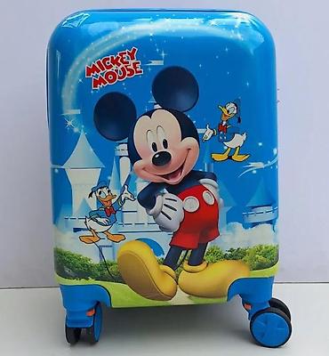 Rančevi, torbe i koferi: Dečiji kofer na točkiće – Mickey Mouse motiv - Tvrda školjka sa — 2