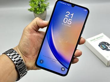 Мобильные телефоны и аксессуары: Samsung Galaxy A34 5G, Б/у, 256 ГБ, цвет - Черный, 2 SIM — 3