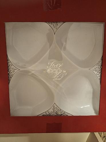 Qab-qacaq və mətbəx ləvazimatları: İnci Decorated Turkey Design porselen qəlyanaltı/bölgü boşqabı - — 3