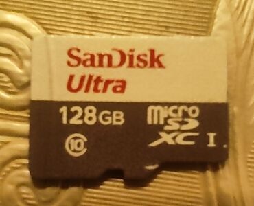 Mobil telefonlar üçün digər aksesuarlar: SanDisk Ultra micro sd(128gb). Az işlənmişdir. Ciddi alıcıya endirim