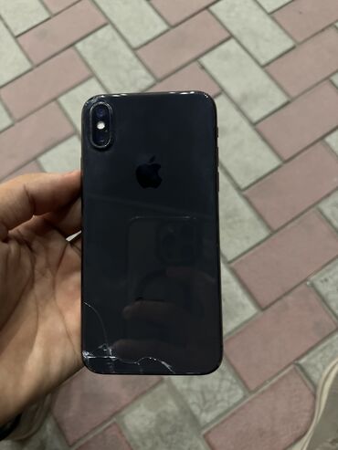 Apple iPhone: IPhone X, Б/у, 64 ГБ, Белый, 100 %