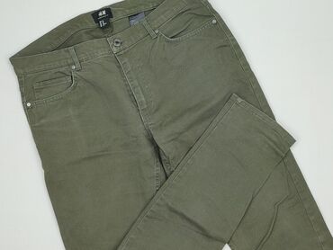 czarne spodnie hello kitty: H&M, Chinos for men, 2XS (EU 32), condition - Good