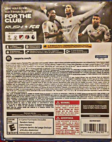 FC25 PS5 ENGILSH VERSIYON. Təcili satilir son qiymet:95azn heç bir