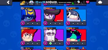 Oyuncaqlar: Brawl Stars oyunu üçün hesab - Kuboklar: 14 451 - Reytinqli döyüş — 7