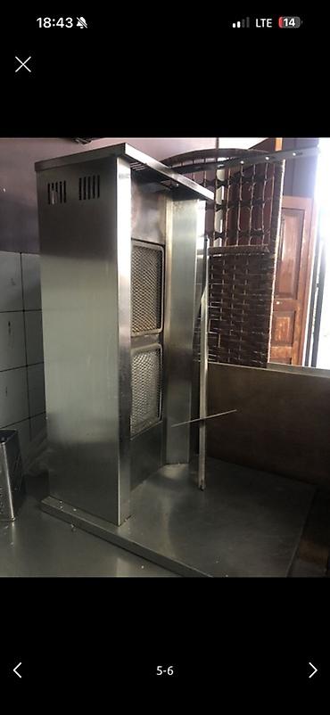 Газовый гриль для шаурмы/донера из нержавеющей стали. - Вертикальная at lalafo.kg Газовый гриль для шаурмы/донера из нержавеющей стали. - Вертикальная