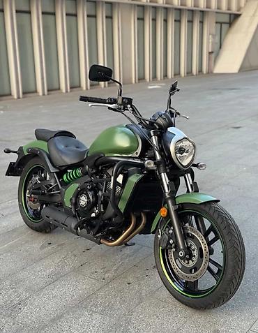 Мотоциклы: Чоппер Kawasaki, 650 куб. см, Бензин, Взрослый, Б/у — 10