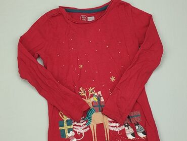 czerwone bluzki koronkowe: Bluzka, Little kids, 7 lat, 116-122 cm, stan - Dobry