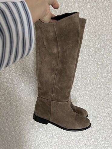 Çəkmələr: Çəkmə, Ölçü: 36, rəng - Bej, İşlənmiş — 5