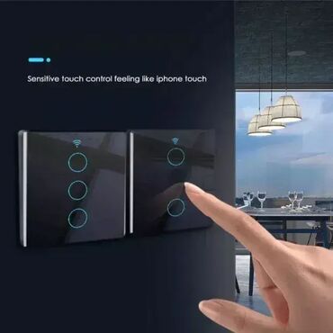 Elektro materijal: Touch Smart WiFi Pametan Prekidač Svetla 💡🌐 Aplikacija Smart Life ili — 3