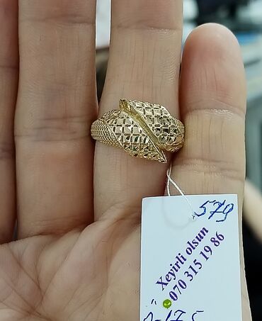 Üzük, Sarı qızıl, 585 Əyar