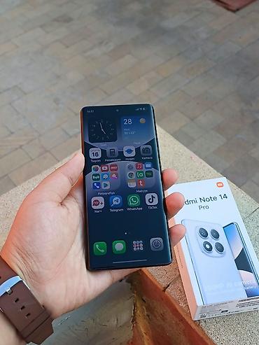 redmi 11a: Redmi Note 14 Pro, 256 GB, rəng - Qara, Zəmanət, Barmaq izi, Simsiz şarj — 4