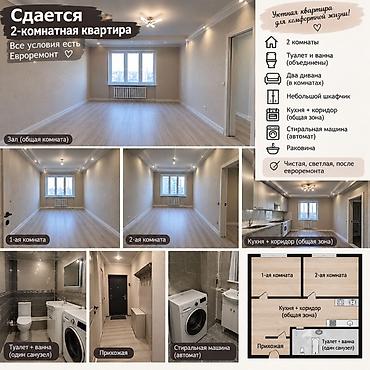 ул ленинградская: Сдаётся 2‑комнатная квартира с евроотделкой. Просторная, светлая — 1