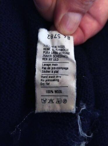 Džemperi: Džemper, Lacoste, bоја - Tamnoplava, Vuna — 12