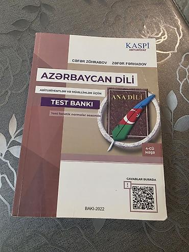 array test bankı pdf: Azərbaycan dili – Test Bankı (Kaspi Abituriyent) Müəlliflər: Cəfər — 1