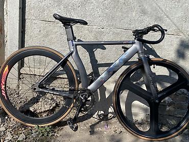 single speed: Трековый/фикс велосипед с аэродинамичной рамой - Рама: алюминий с — 1