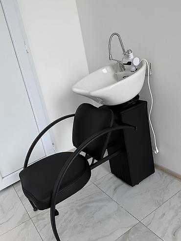 bas yuyan moyka: Salon üçün saç yuma stansiyası - Komplekt: keramik yuma kasası, kran — 3