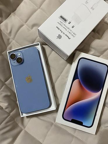 IPhone 14, 128 ГБ, цвет Blue (синий). - Экран 6.1", OLED Super Retina