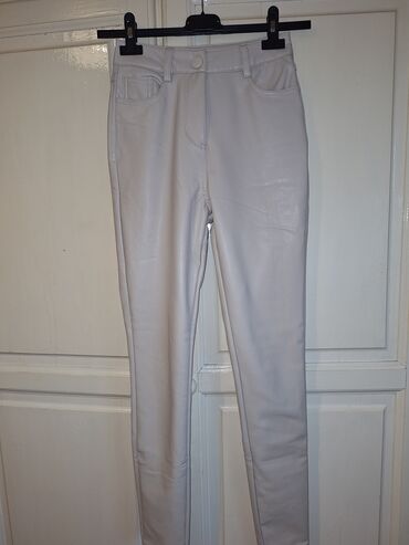 velicine pantalona: XS (EU 34), Visok struk, Ravne nogavice