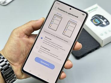 Уюлдук телефондор жана аксессуарлар: Samsung Galaxy A53 5G, Колдонулган, 128 ГБ, түсү - Алтын, 2 SIM — 8