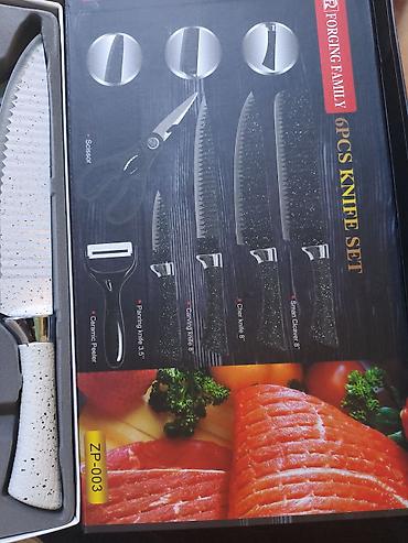 Bıçaqlar: FORGING FAMILY 6 PCS KNIFE SET – ZP-003 Mətbəx üçün komplekt: - 8" — 4