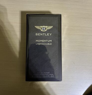 Ətriyyat: Bentley momentum unbreakable 100 ml istifadə olunmayıb açılmayıb