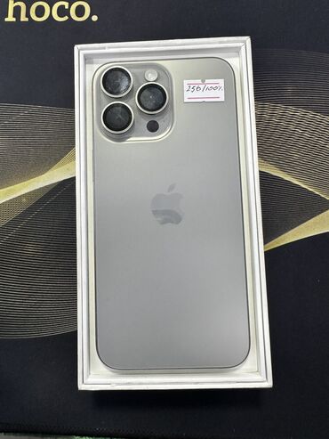 Apple iPhone: IPhone 15 Pro Max, Б/у, 256 ГБ, Natural Titanium, Коробка